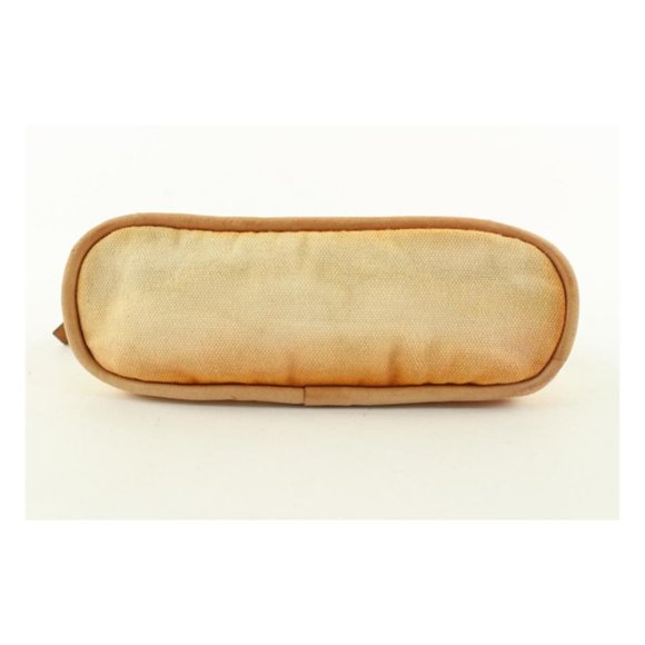 Hermès Toile Beige Bolide Cosmetic Pouch Make up - Picture 11 of 12